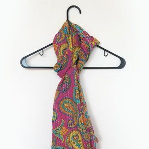*NWOT* 100% Cotton Paisley Scarf